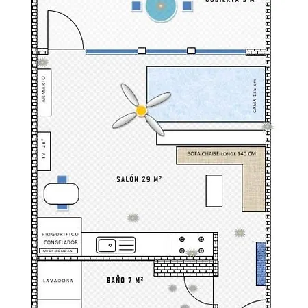 Loft Playamar Con Parking Y Vistas Al Mar * Roquetas de Mar